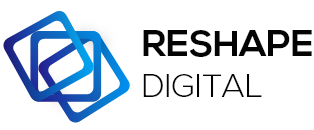 reshape digital logo